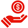 Financial assistance icon